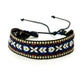 Boho Woven Friendship Love Wrap Bracelets Rope Handmade Thread Braided Ethnic Embroidery Wristbands Women Men Jewelry Adjustable