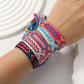 12Pcs Bohemia Nepal Woven Friendship Bracelets Adjustable String Friendship Bracelets with a Sliding Knot Closure for Women Girl