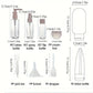 Travel Liquid Container Portable Tool Perfume Bottle Set Refillable Spray Lotion Shampoo Shower Tube Bottling Refill Cosmetic