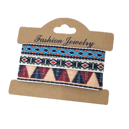 3pcs/Set Boho Ethnic Wrap Friendship Couple Bracelet For Woman Men Bracelets Bangles Jewelry Set Wholesale Accessories Dropship