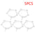 1/5pcs Silicone Preservation Cover Reusable Airtight Food  Universal Dish Stretch Round Lids Food Grade Storage Covers For Kitch
