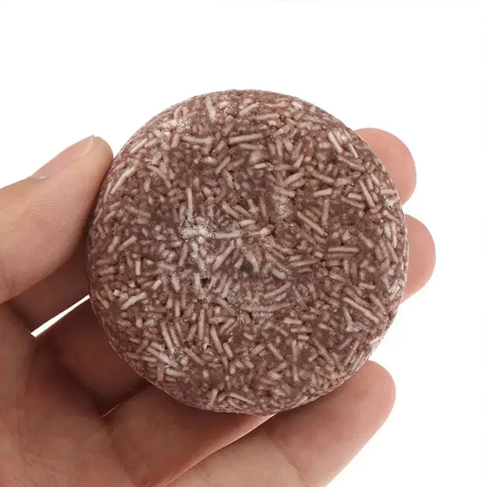 10G Natural Organic Polygonum Essence Hair Darkening Shampoo Bar Soap Mild Formula Hair Shampoo Gray Hair Reverse Cleansing