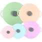 Leeseph Silicone Lids for Bowl, Reusable Sealed Suction Lids Fits Cups, Bowls, Plates, Pots, Pans, Food Storage Kitchen Gadgets