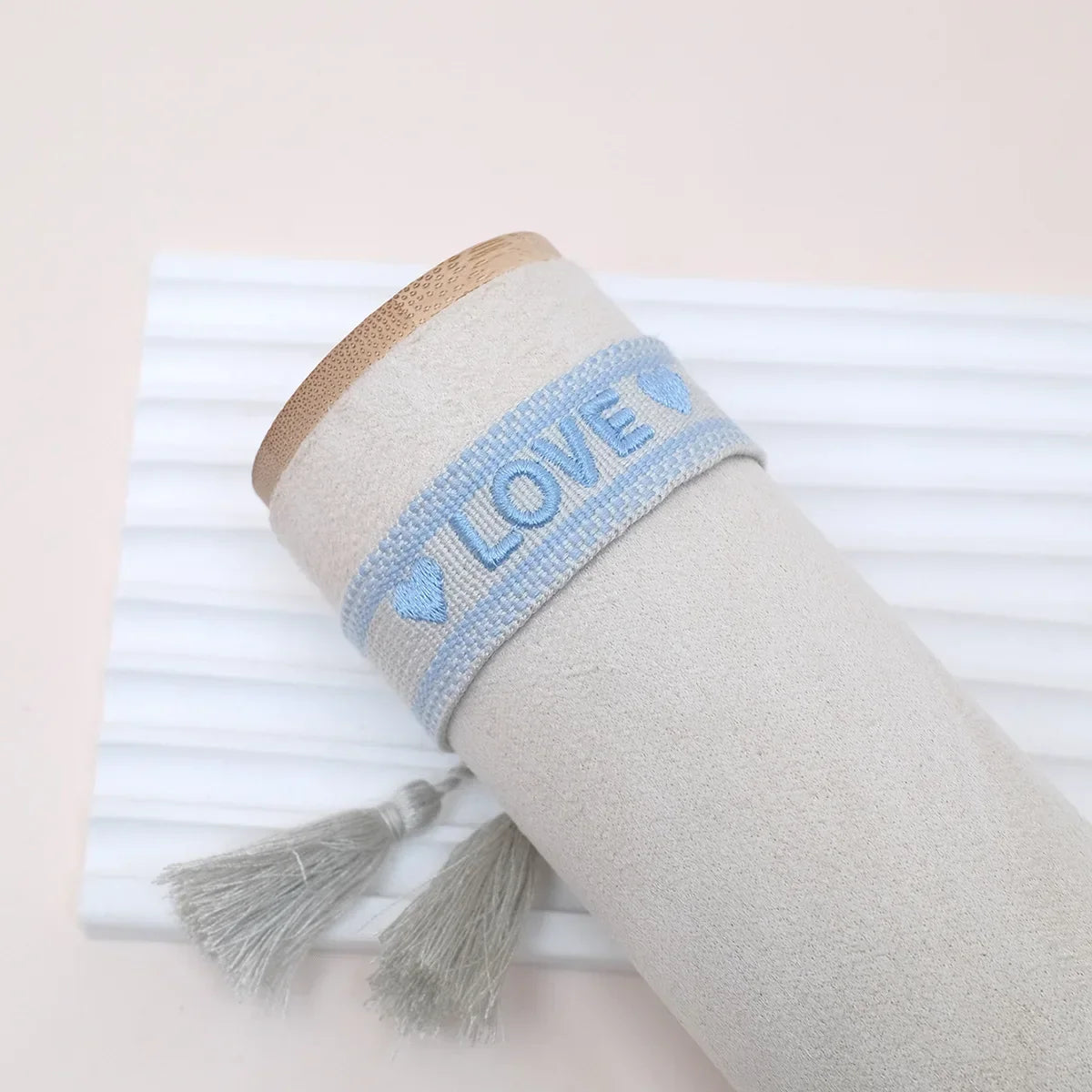 2023 New Adjustable Woven Friendship Couple Bracelet For Women Bohemia Braided Embroidery Letters Tassel Bangles Fashion Jewelry