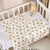 Baby Swaddle Blanket Double Layer Muslin Cartoon Print Soft Newborn Cotton Swaddling Wrap Baby Stroller Cover Bedding 80*80cm