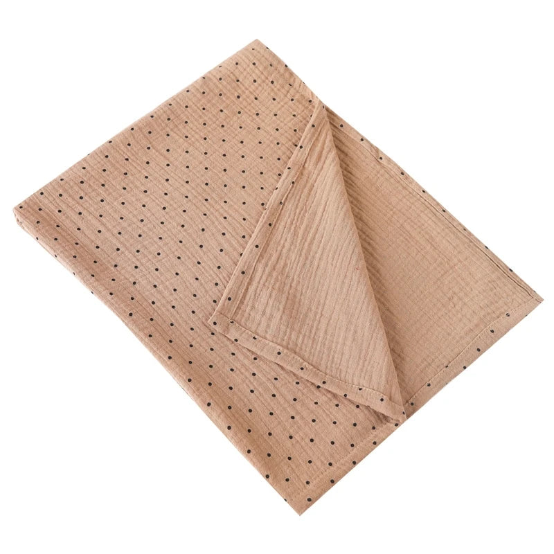 Baby Cotton Muslin Swaddle Blanket Floral/Animal Print Stroller Blanket Infant Diaper Newborn Receiving Blanket
